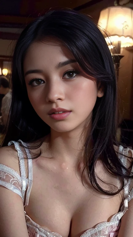 (((Full Body))),((full nude)), (((naked body))), ((realism:1.5)), Original photo, ((Very beautiful woman, thai woman naked, woman naked, model naked, 30 years old, Oval face, Perfect body, tall and long legs, mature, smiling, natural huge breasts, stilettos, dynamic poses)), ((natural skin, looking directly at camera, perfect face, perfect eye, detailed eyes, detailed face, real detailed pussy, beautiful face, perfect anatomy, perfect fingers, highly detailed Highly detailed lips, beautiful straight teeth)), ((huge breasts:1.5)), ((Firm breasts)), straight hair, (long hair, Chignon hair, Ponytail hair), Highly detailed hair, black hair, Highly detailed pubic hair,highest quality, epic realistic, ((in the pitch black darkness :1.4)), ((portrait:1.5)),(background: dark ) high contrast ,glorious picture, lowest lux, lighting face, she's comfortable, wearing nothing, , looks incredible, (8k, Raw photo, Highest quality),(epic realistic:1.5), a woman, face,(detailed eyes:0.8),(looking at the camera:1.4), (Highest quality), ( high contrast, deep shadows),Intricate details,cinematic,((skin:1.4)), (long dark hair:1.3), long hair, messy ,(Hdr:1.5),Detailed, colors, Superior quality, Masterpiece, Raw Photo (28-year-old, looking at viewer), beautiful, (wearing plain yellow shirt,), perfect, natural, perfect composition, portrait, perfect face, smiling expression, Captivating eyes, Bright details, Tight lips, (High Skin Detail),, (blue tint: 0.6), (sale: 0.8), (bloody: 0.7), Key lighting , (backlight: 0.5), Medium depth of field, Canon 5d, 50mm lens, f/4 apertures, (Ultra-detailed, Complex detail), sharp focus, soft colors, 8k, Absurd, 80mm, dark background, photography, smiling, pinay, filipina, medium ,