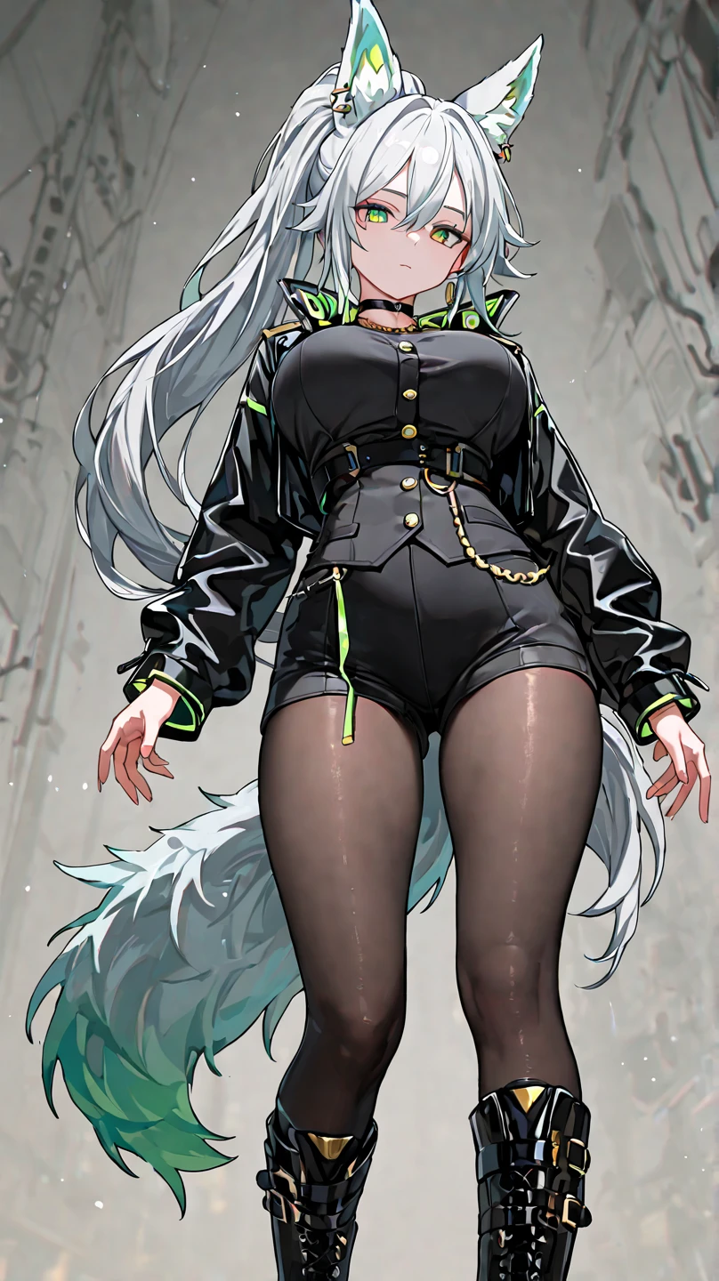 ((best quality)), ((highly detailed)), masterpiece, extremely detailed face, beautiful face, (detailed eyes, deep eyes), (1girl), (glasses), full body, <lora:painted clothes5:1.2>, ((painted clothes, body paint)), fake clothes, form fitting, tattoo, body writing, ((blush:1, embarrassed)), <lora:hairdetailer:1>, <lora:aiomonstergirls_loraLocon:.2>, ((satyr), (goat legs), horns, (goat horns), <lora:hoovedlegs:.7>, hooved legs, hooves, (furry legs), loincloth, tube top, (inside, at an office)