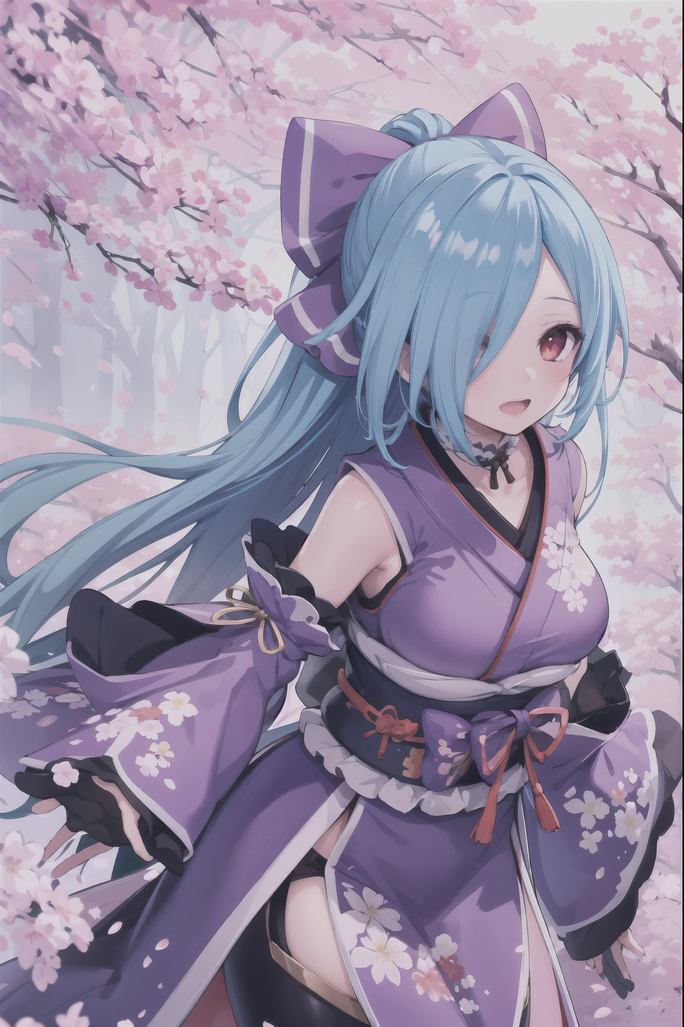 Crisp Contours、((Ultra-fine)),masterpiece,top-quality,(1 persons) ,((full body Esbian)), Sheep motif、(((Big sheep horns)))、Beautiful eyes in every detail,Gray eyes,gray hair with gentle curves、personification、Round childish face、loli big boobs、my hero akademia、((Wearing a black kimono)),((gloves)),((Stylish style)),((Hakama)),((Screwed into the sleeve joint)),・Japanese pattern on the sleeve,long hem,((pale blue sky anime sheep girl)), cute detailed digital art, anime art wallpaper 4k, anime art wallpaper 4k, Anime art wallpaper 8k, very very beautiful furry art, adorable digital art, soft anime illustration, anime illustrated, Anime visuals of cute girls, cute detailed artwork, style of anime4 K, Cute Anime Sheep Girl