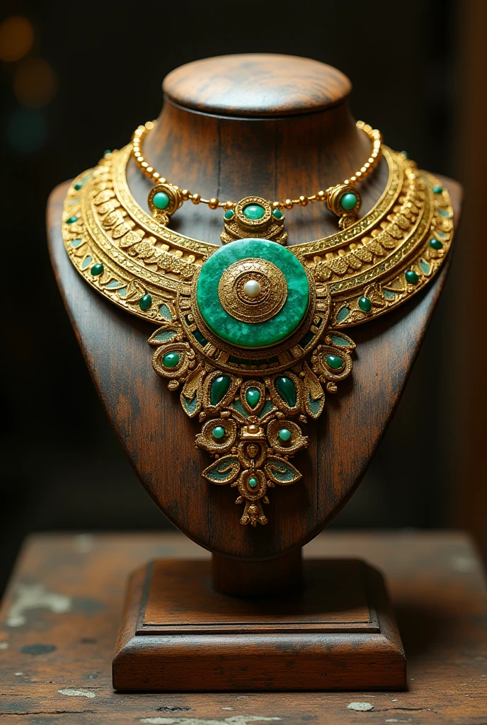 unique and artistic ancient woman's necklace design