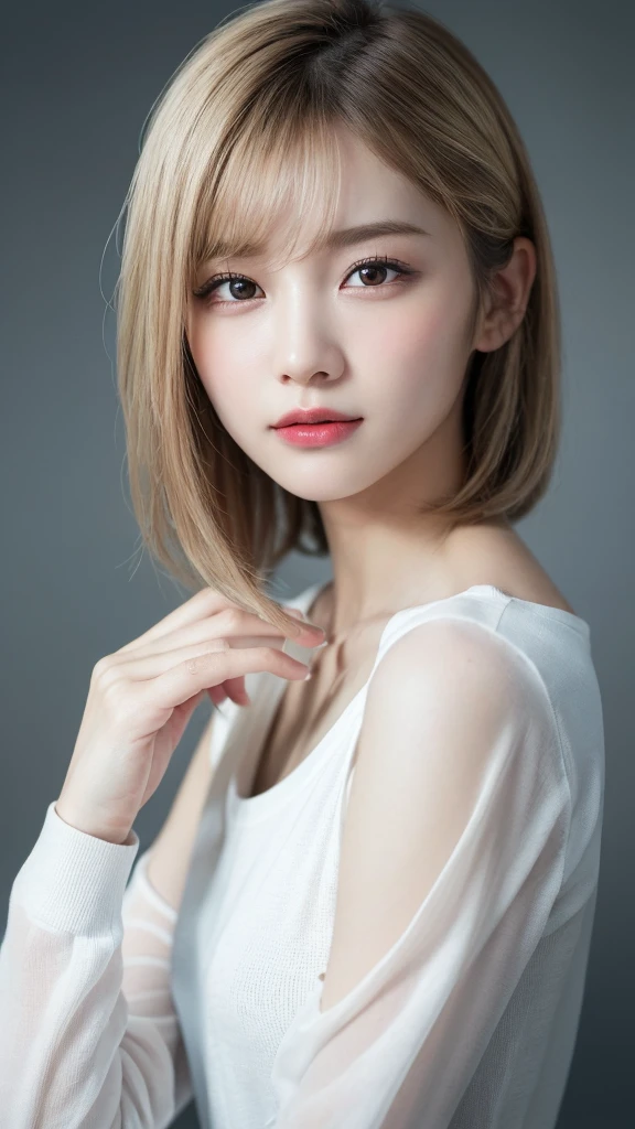 One Girl, (Naked Women:1.4), ((No underwear:1.4))、((Beautiful girl pushed down:1.3))、Beautiful Japanese actresses,((A beautiful face with precision:1.3))、((Face with bright make-up:1.4))、(RAW Photos, Highest quality), (Realistic, Realistic:1.4), (Tabletop), ((Silver-haired bob cut:1.4))
Very delicate and beautiful, Very detailed, 2k wallpaper, wonderful, In detail, Very detailed CG Unity 8K 壁紙, Very detailedな, High resolution,
Soft Light, Beautiful detailed girl, Very detailed目と顔, Beautiful and detailed nose, Beautiful attention to detail, Cinema Lighting,
Midsummer highland scenery, Sunshine is shining, Green tree々, The sunlight is very bright,
Perfect Anatomy, Slender body, small, short hair, smile