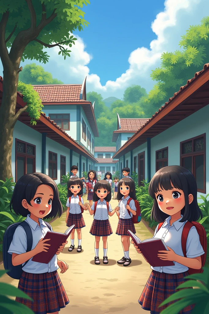 Indian school girls hot school uniform