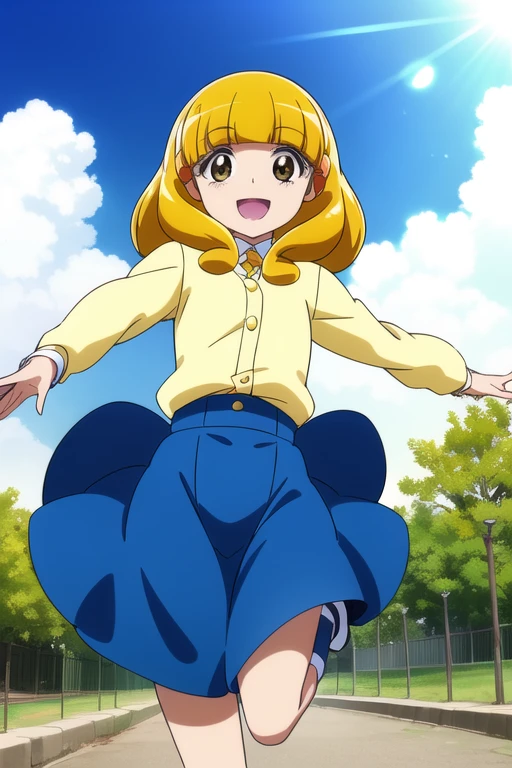 ,Yayoi Kise,Jump up into the sky,With a cute smile