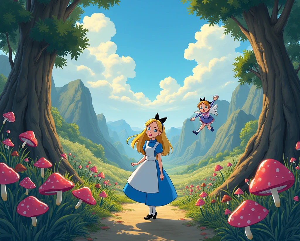 Alice Au Pays Des Merveilles Le Dessin Animé www.seaart.ai