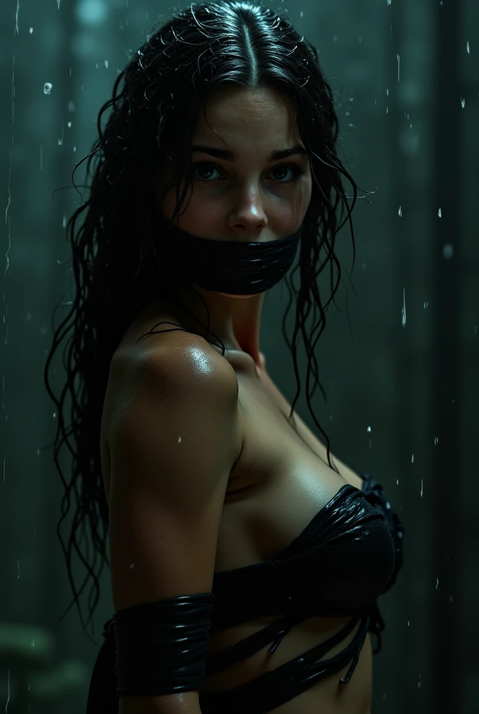 (best quality,4k,8k,highres,masterpiece:1.2),ultra-detailed,(realistic,photorealistic,photo-realistic:1.37),2 ladies,dark,gritty,sensual,powerful,emotional,bold,(dominant,submissive,bondage),latex,leather,(chains,whips,collar,cuffs),red lighting,moody atmosphere,mysterious atmosphere,provocative,master,slave,intense gaze,tormented expressions,beautiful detailed eyes,beautiful detailed lips,extremely detailed eyes and face,longeyelashes,(36 yo latina dominatrix,18 yo skandinavian masochist gilrfriend),cellar,(erotic power dynamics,tension,control,submission,pleasure,pain,consent,desire,dark desires,role play,exploration,innocence,taboo,forbidden,discreet secrecy,intimate connection,trust,eroticism,forbidden pleasure,hidden passion,unleashed desire),ambient lighting,soft shadows,stunning composition,artistic flair,sensational climax,forged bonds,liberation,embrace the darkness,subversive,transgressive,uninhibited,deliberate movements,raw emotions,psychedelic colors,vivid hues,rich textures,striking contrast,vivid representation,exquisite details,meticulous attention,artistic craftsmanship,(provocative narrative). SFW:2