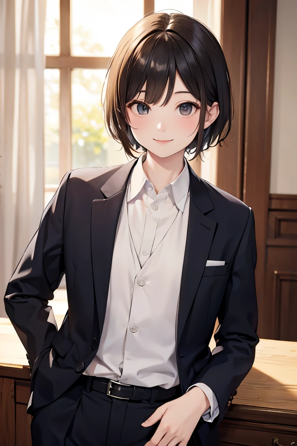 suit,smile