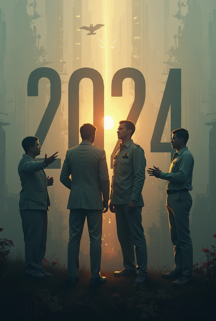 Image with army and military coat of arms written “HIGHLIGHTS OF THE MONTH - 2024 - TG 02-083” in Portuguese