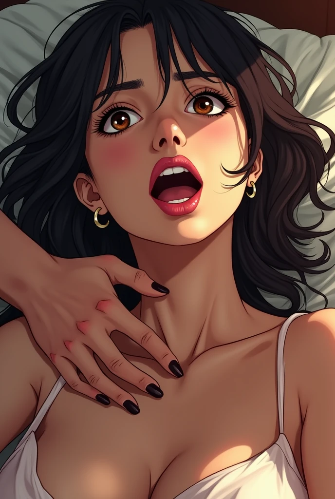 1girl, female, solo,
face closeup, ahegao, long hair, cleavage, fucked silly, tongue, tongue out,
BREAK
score_9, score_8_up, score_7_up, score_6_up, source_cartoon, rating_safe <lora:fellatrix_style:1>
