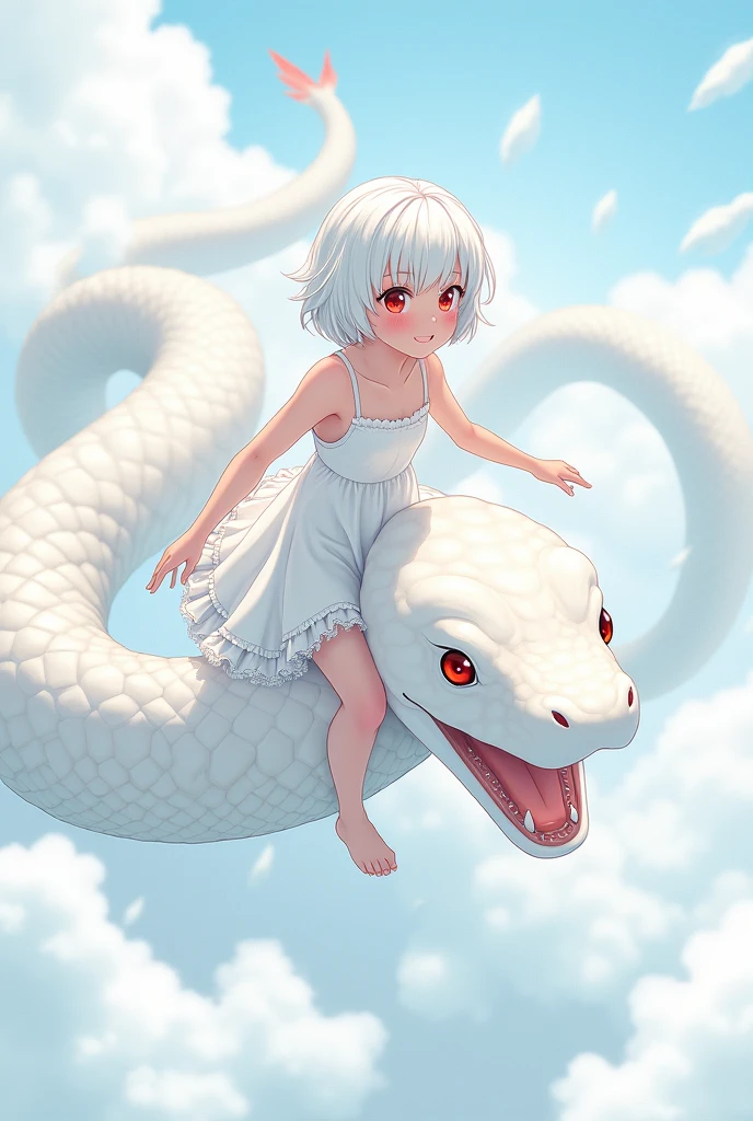 A newborn baby,A large white snake was entangled,mystical aura, surreal atmosphere,(Chinese folk suspense, terroral, Supernatural comic book style), hyper qualit,hyper HD,4K