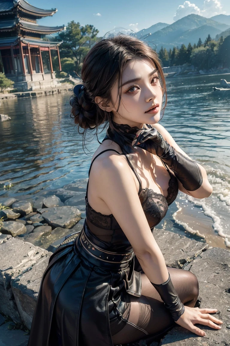 high-level image quality、portrait,Like a shot with an SLR、Sensual body,thighs、slit、Painting a work of art depicting two women in a Reveals translucent traditional cheongsam sitting together,duo,leering:1.3,Chinese hair ornament:1.4,Chinese hairpins:1.4,Chinese hairsticks:1.4,in the railway station,retro train background,The proportions are the same for all races, All faces and pictures must be different, use all spectre of your different emotions from happiness to anger, Perfect composition golden ratio,