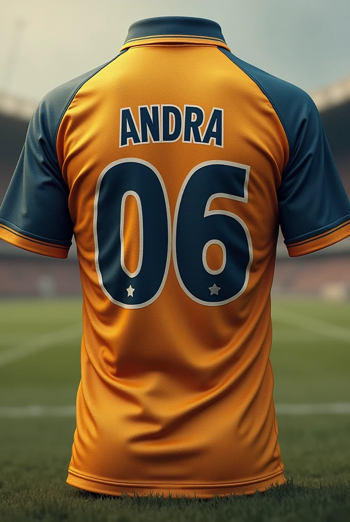yellow cricket jersey only,whose back side name thala without number