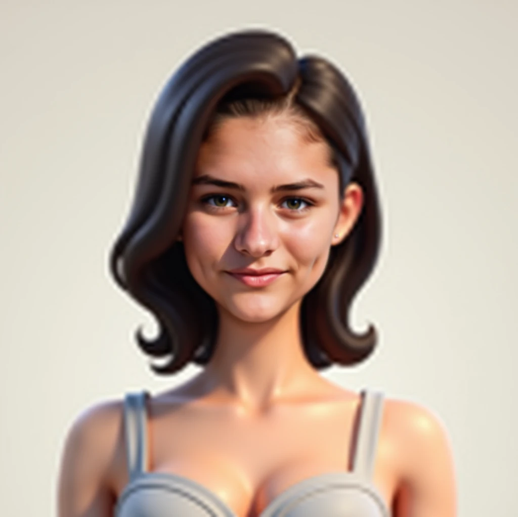 Cartoon character of a woman, an animated character, stylized character, animation style rendering, 3d stylized, Arnold Maya rendering, Stylized 3D rendering, toon render screenshot, 3d character, 3d character, Stylized 3D rendering, 3D character rendering, cartoon character, Personagem de close up, character posing, (Pixar-style) (master part:1.2) (bokeh) (best qualityer) (skin detailed) (detailed texture) (8k) (Argilla) (cinematic lighting) (sharp focus,Sit down and lift your upper body