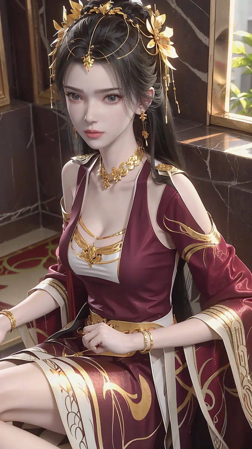 Red clothes,Red Chinese wedding dress