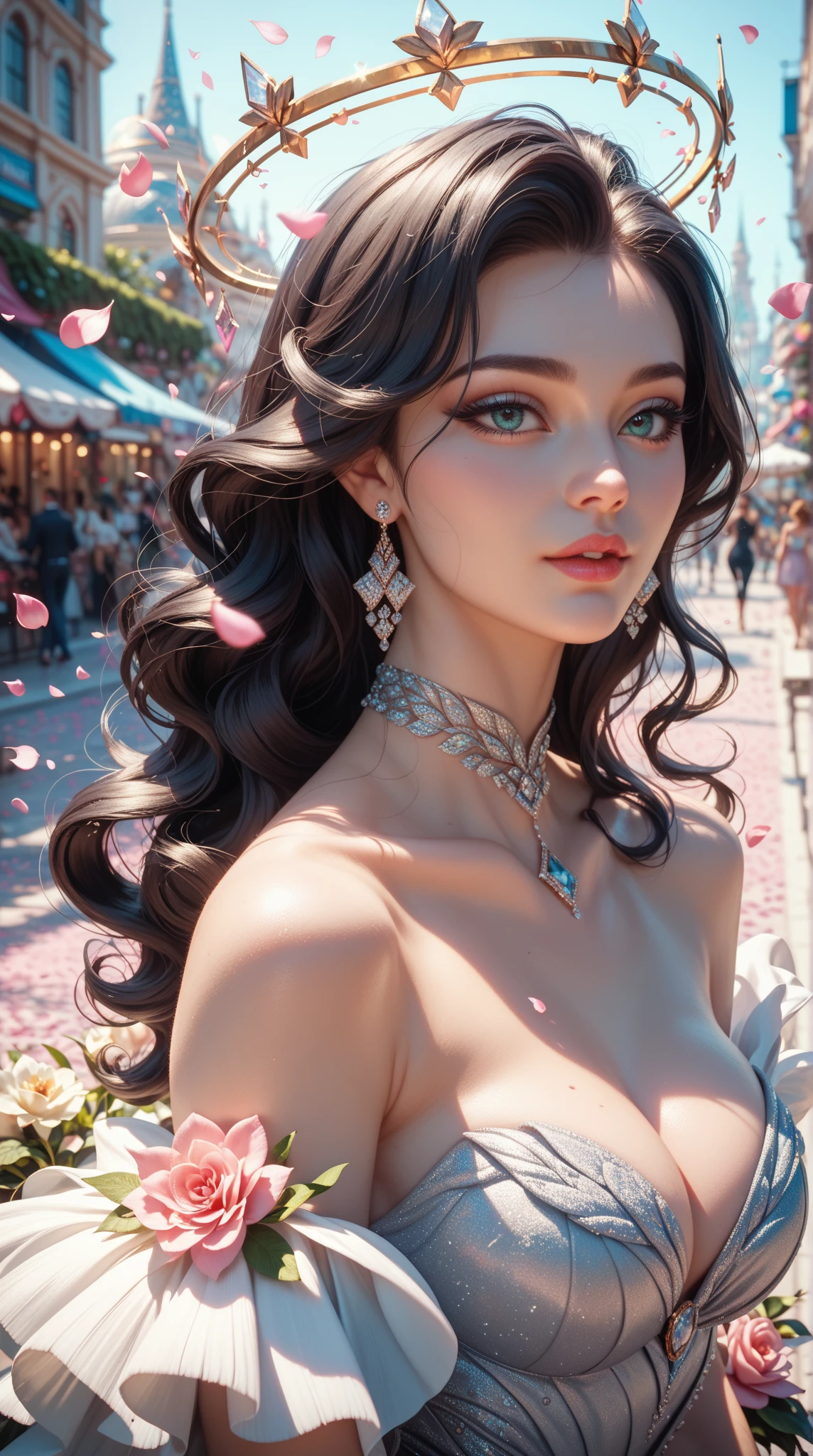 Bella Hadid, masterpiece, best quality, best quality, light, (Volumetric Lighting), Extremely detailed CG unity 8k wallpaper, Focus, 8k wallpaper, 4k wallpaper, Extremely detailed, Surreal, Reality, Clear focus, absurd, (High contrast), photo, Detailed and complex, Instagram, portrait, Very detailed, number, Art Station, Concept Art, Smooth, Clear focus, illustration, light, Princess style,
