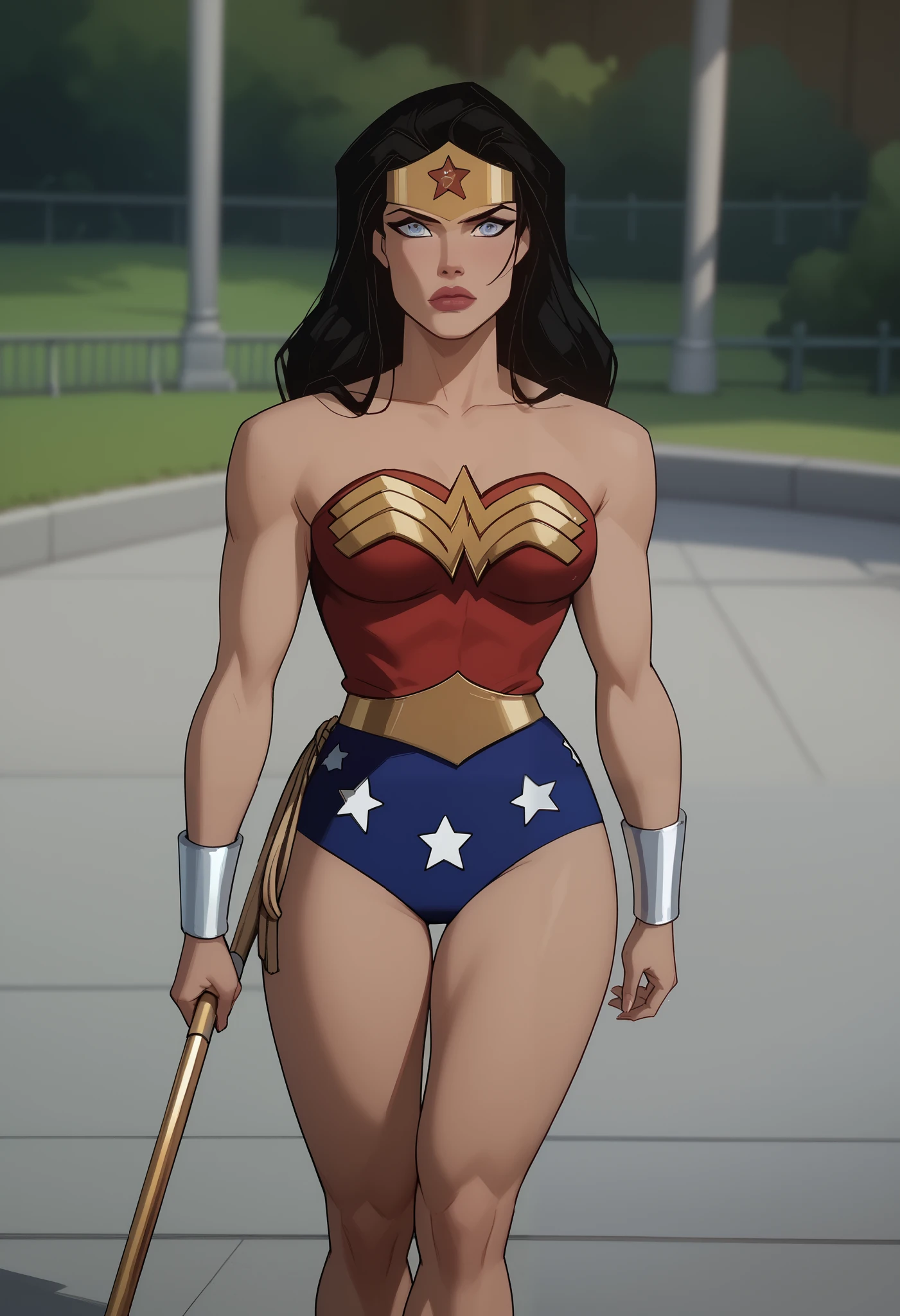 Wonder Woman in her DC Comics uniform