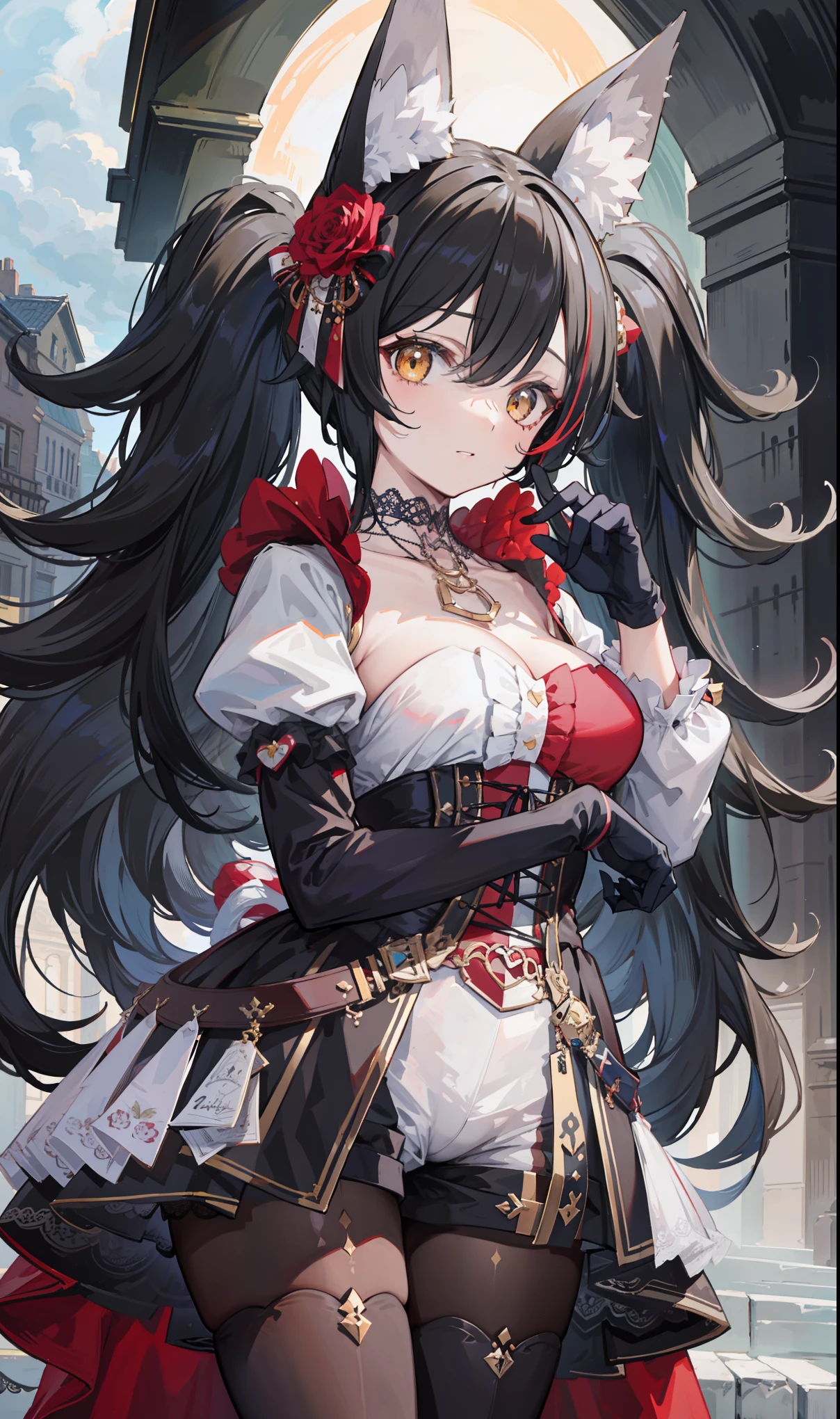(masterpiece), (Highest quality), (Super detailed), One girl, Red eyes