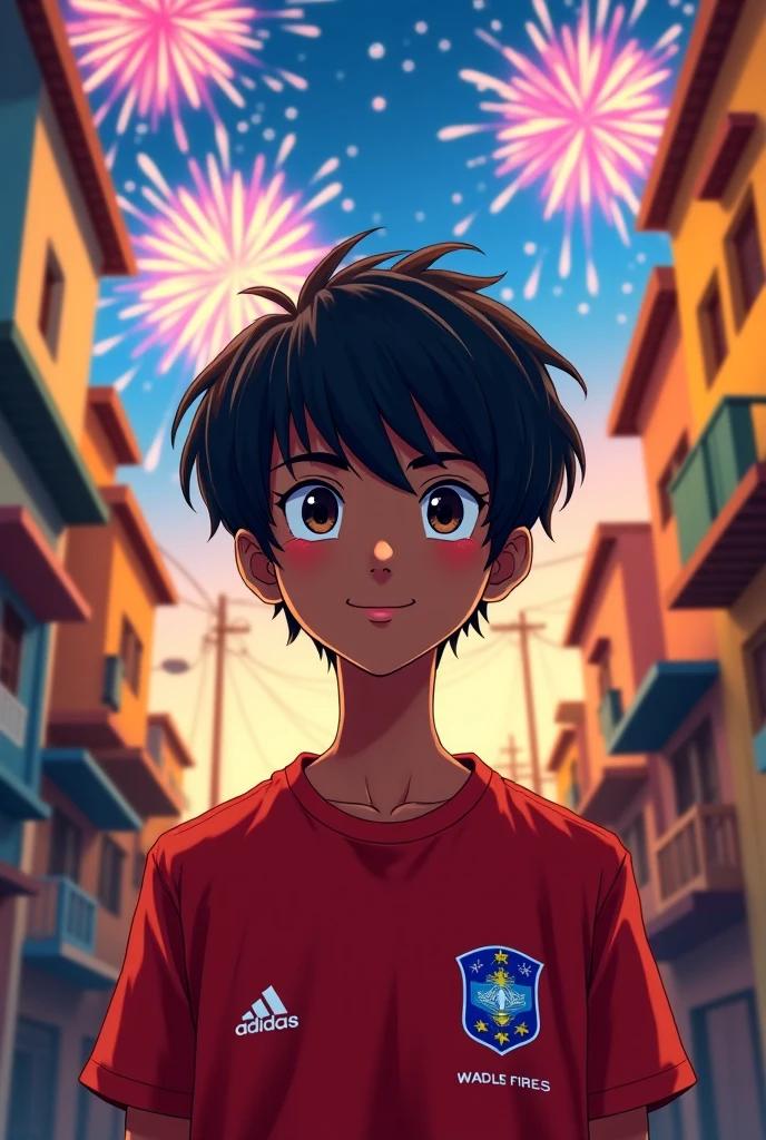 firework、man、firework師、Craftsman、18-year-old、smile、