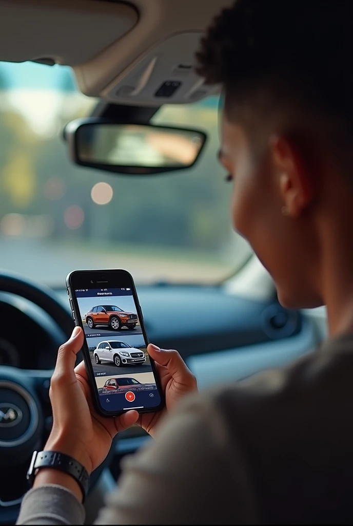 Scene 1: Dreaming Big
• Visual: A person scrolling through pictures of sleek cars on their phone, looking excited yet worried.
• Text Overlay/Voiceover: “Dreaming of driving the perfect car but not sure how to bring it to Nigeria?”