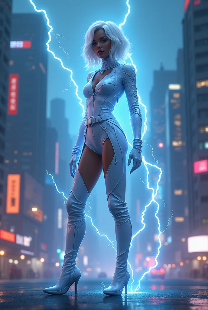 Masterpiece, high quality, beautiful wallpaper, 16k, animation, illustration, positive perspective, perfect body, complete body, detailed face, delicate features, (solo:1.2), ((1girl)), thin, sexy, (medium to large breasts :1.2), (tall body), high height,(starry sky), (Rainy day :1.3), (thunderstorm weather background: 1.5), (Lightning :1.3), (Spectacular skyscraper :1.5), (Sitting on the edge of the building :1.3), (Wearing a transparent raincoat :1.5), (completely transparent raincoat), (white sexy underwear), (white Strap underwear), (white lace underwear :1.3), (Body paint :1.4), (Leather collar :1.3)
Negative tag extra+umbrella