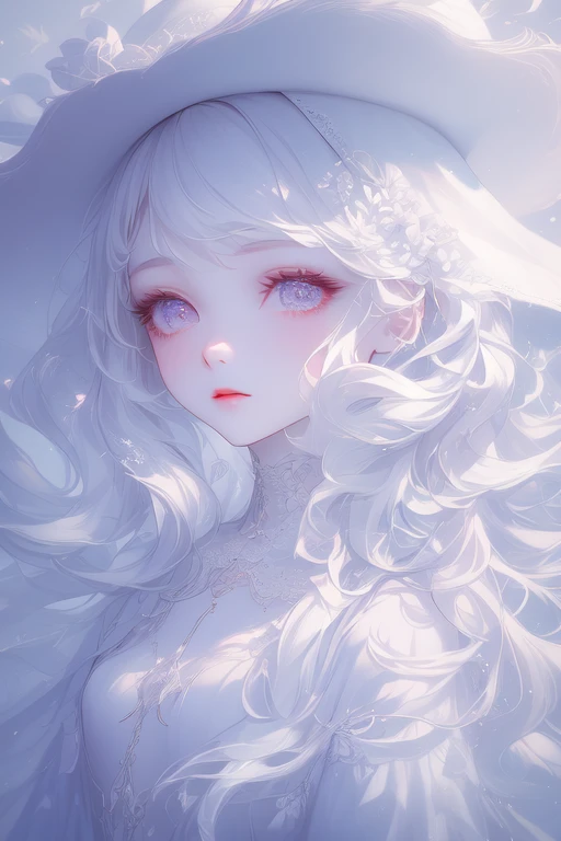  Arabian Woman Wearing a White Hat and Dress with Red Lipstick, pale  white skin like porcelain , Gwaiz, Gwaiz masterpiece, artwork in the style of Gwaiz,  Soft Portrait Shot 8k, Pale young ghost girl,  white skin like porcelain ,  by Russell Dongjun Lu ,   Light Milky White Porcelain Skin  , Elegant alabaster skin woman