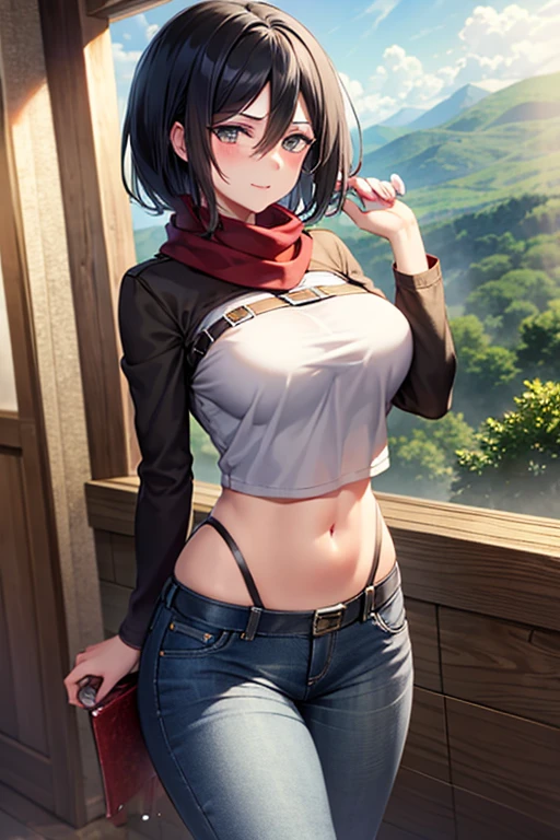 (beautiful and magnificent skyline, majestic sky), (extremely tense and dramatic pictures, moving visual effects), (high hanging Polaris, colorful natural light), (1girl), (long-sleeved top, denim shorts, carrying a backpack), (dynamic pose:1.3, black eyes, black hime-cut hair, sparkling girl)[:0.8], (large grassland), (oncoming breeze), (brown hair and background Coordination effect: 1.2), (close shot, long shot mix and match)[::0.9], (((big ass))), (sexy body), ((nice ass)), ((midriff)), ((((underboob)))),