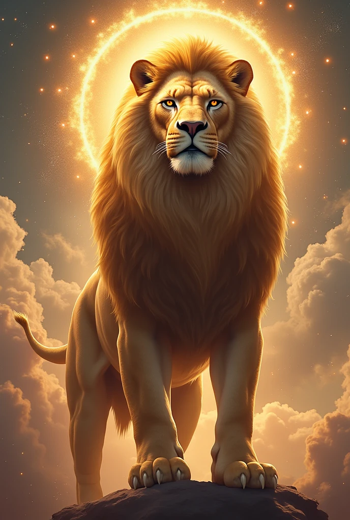 Create several images of a lion that represents Kyrios Box