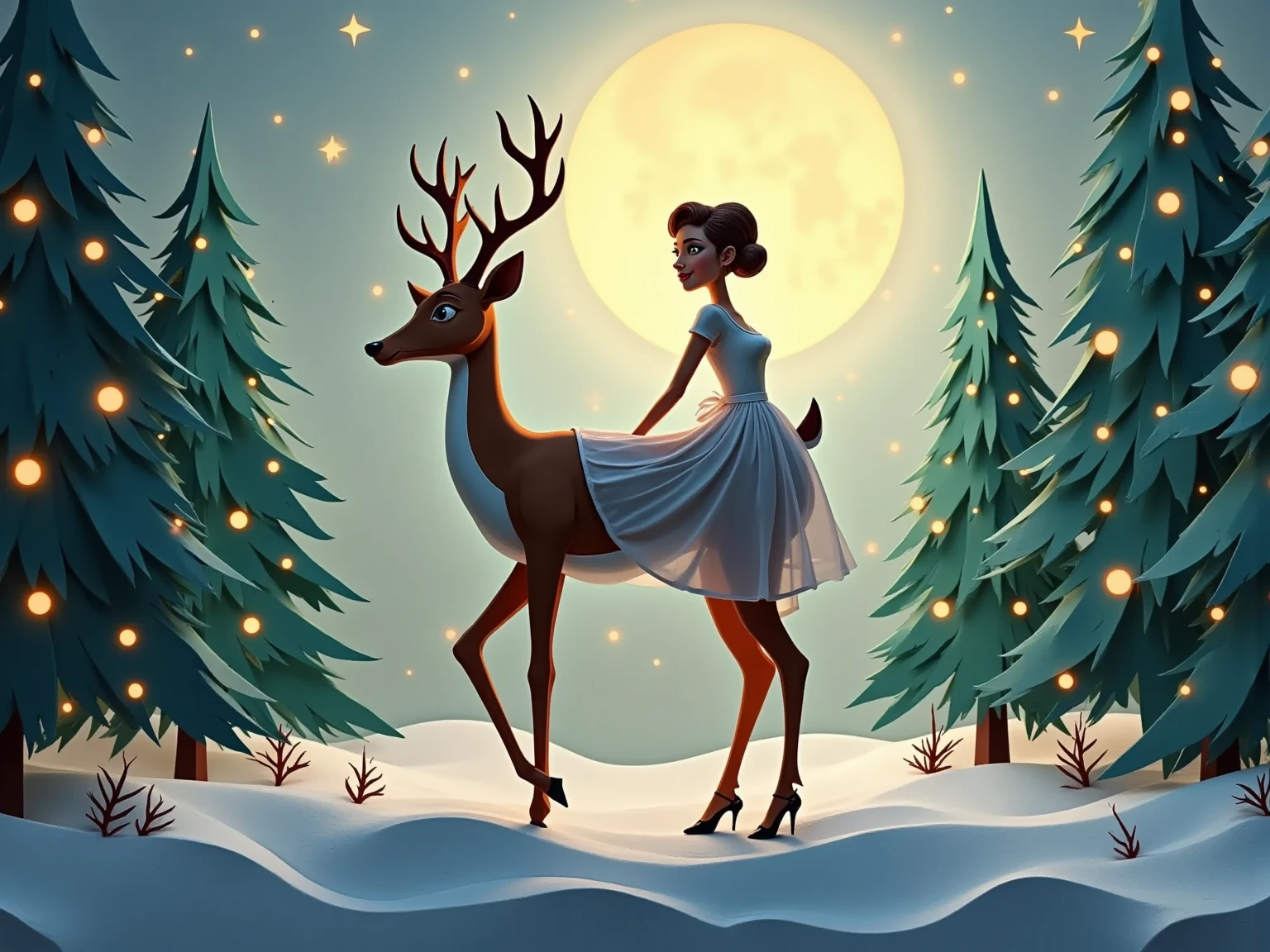 masterpiece, Best quality, antro, Furry, deer, Doe, long eyelashes, plump, big breasts, big butt, Red hair, square hairstyle,shoulder-length hair, cinematic lighting, Scattered light, a high resolution, high detail, ultra realistic,nude,Draws,holding a stylus in his hands