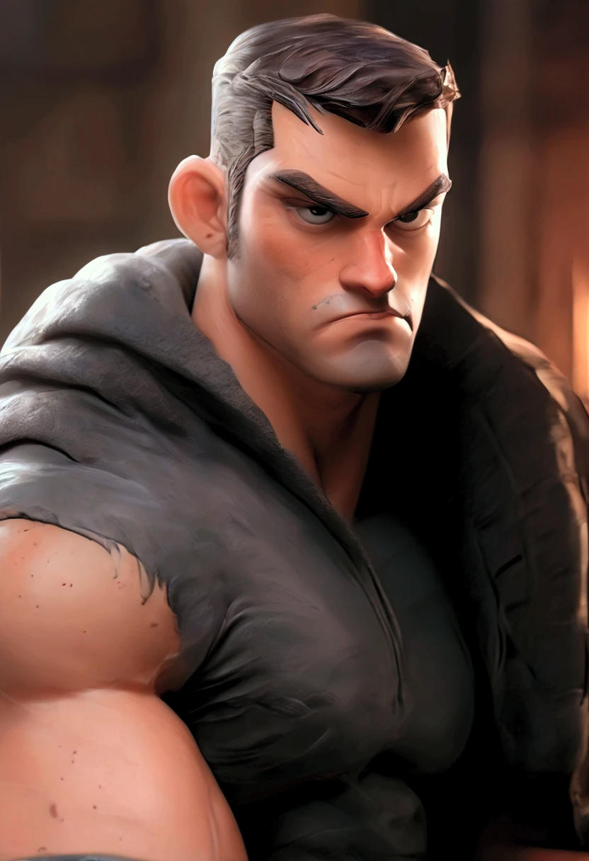 personagem dos desenhos animados de um homem, phtograph, magro, de barba e cabelo curto, animation character, Caractere estilizado, animation style rendering, 3D estilizado, Arnold Maya render, 3 d render stylized, toon render keyshot, Personagem 3D, Personagem 3D, 3d rendering stylized, 3 d character render, personagem de desenho animado, Personagem de close up, Pose de personagem,  (Estilo Pixar) (master part:1.2) (Bokeh) (best quality) (pele detalhada) (textura detalhada) (8k) (argila) (Cinematic lighting) (foco nítido