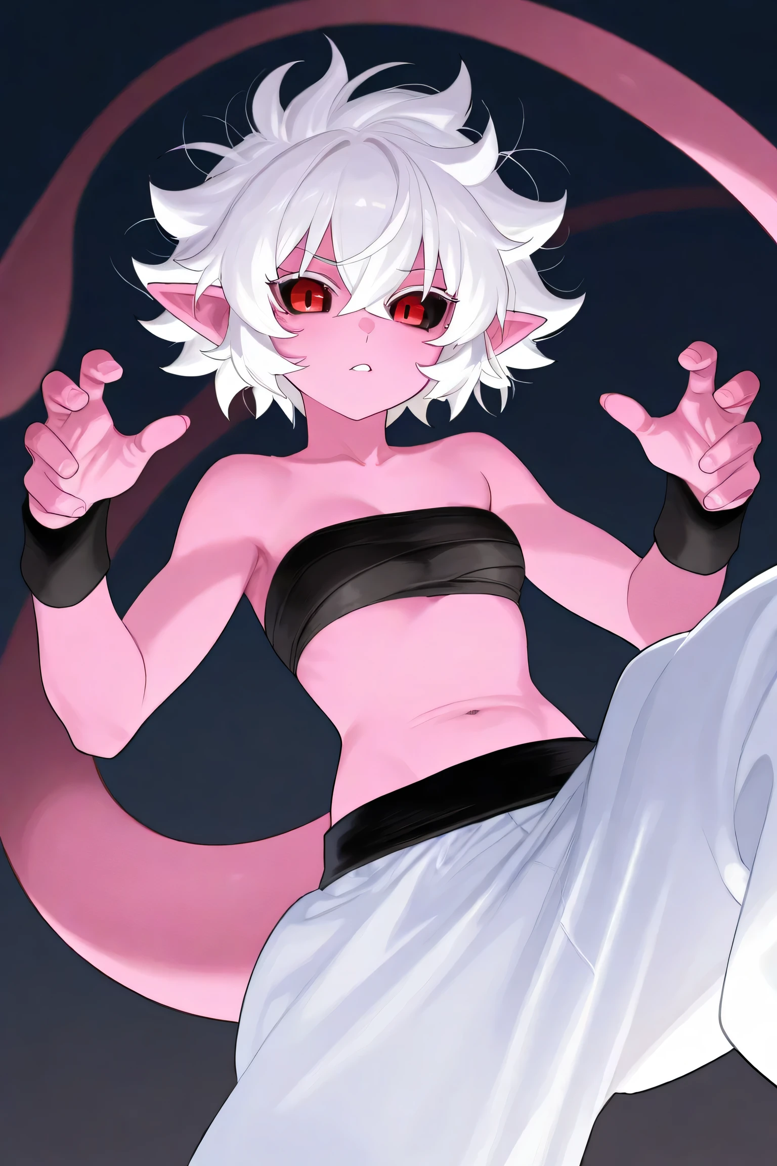 killua zoldyck ahegao, , lactating, and lamia body