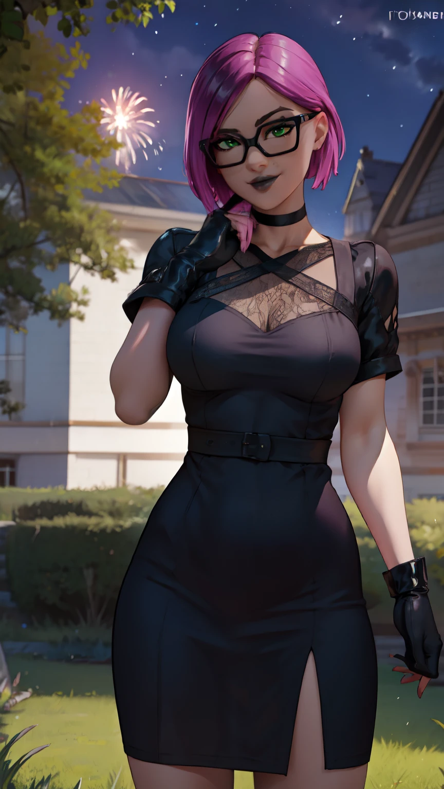 egirl, high quality fingers, normal hands, detailed fingers,masterpiece, (realistic, photo-realistic:1.37), medium breast, small waist, beautiful face, perfect illumination, beautiful detailed eyes,looking at viewer, stunningly beautiful woman, detailed hairstyle, egirl standing infront of a wall, cotton mini skirt, (fishnet top), Thigh high socks, goth,