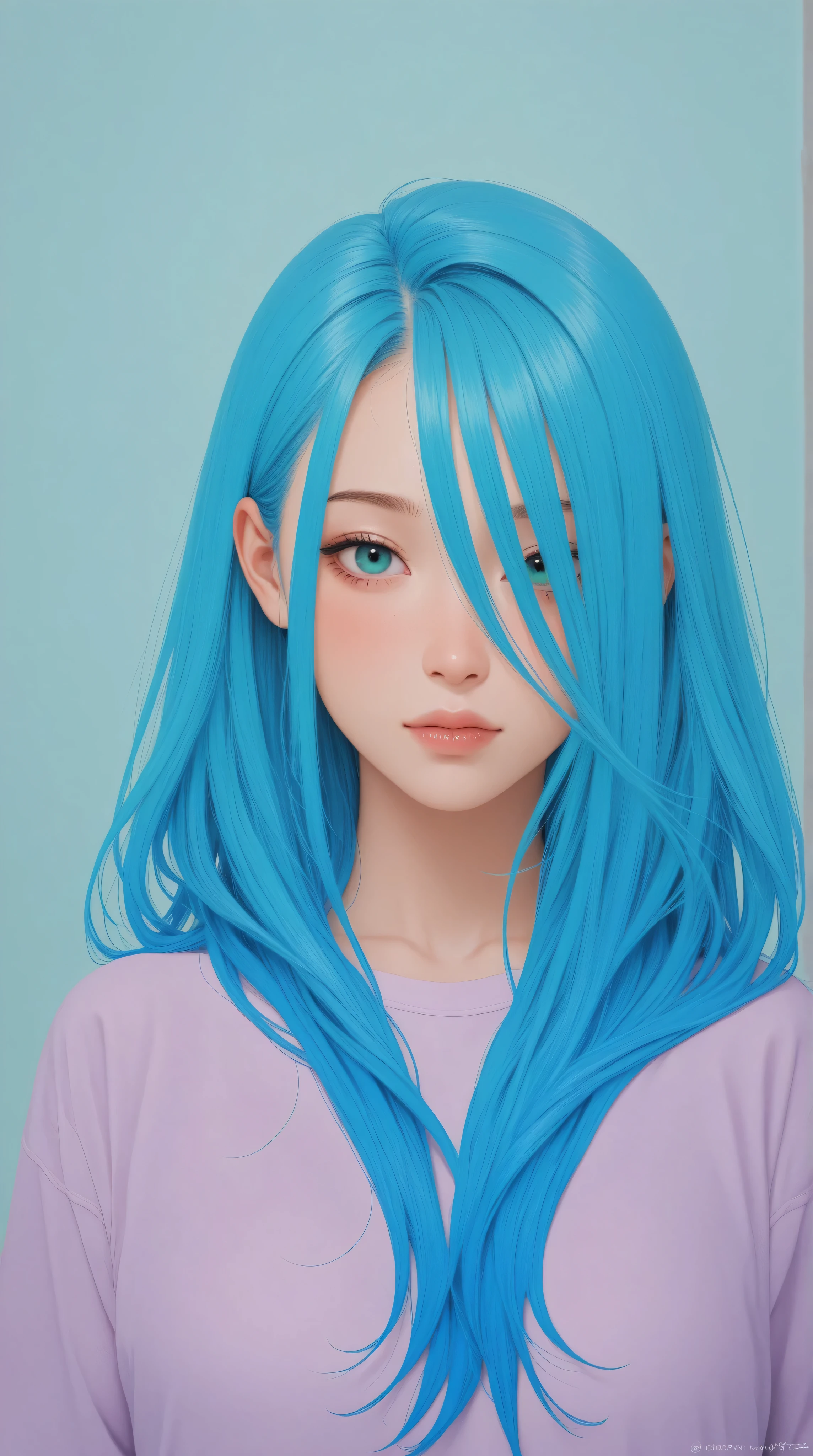 Kizi,Highly detailed, Amazing work,Vitreous luster,((clean backdrop)),In pink,(((blue colors))),green color,red colour,Best quality at best,clean backdrop。