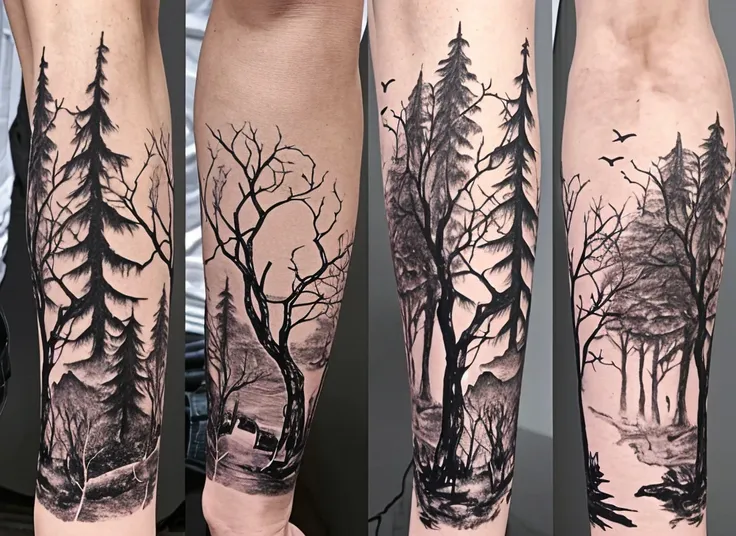 Hirsch tattoo