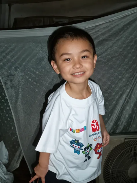 there is a young boy standing on a skateboard in a room, young boy, 4yr old, 2 years old, ayan nag, , inspired by Abidin Dino, young child, four years old, 5 years old, boy has short black hair, potrait, boy with neutral face, his hair is messy and unkempt, hiro, protrait, Portrait of a boy, hyper-realistic 3D render with highly detailed features and a realistic skin texture, set against a complex spring-themed background with soft colors, photorealistic,realistic, solo, photorealistic, best quality,extremely detailed face