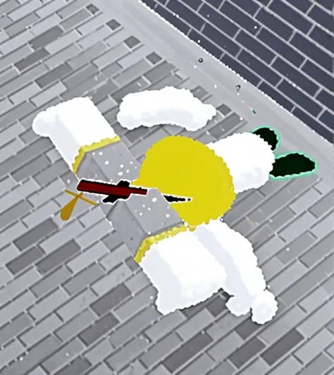 Small breats, slim hip, tight waist, ????, Stroll, at a park, in the midst of defecating, her legs are spread out