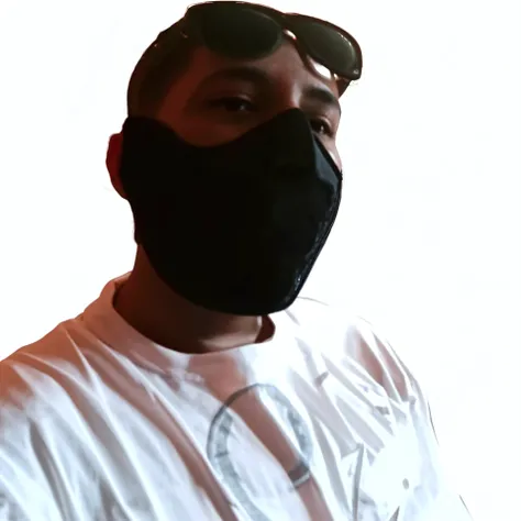 Garota gotica , olhos amarelos fortes brilhante , wearing a gas mask, imagem de copo 4k , usando roupas leves
