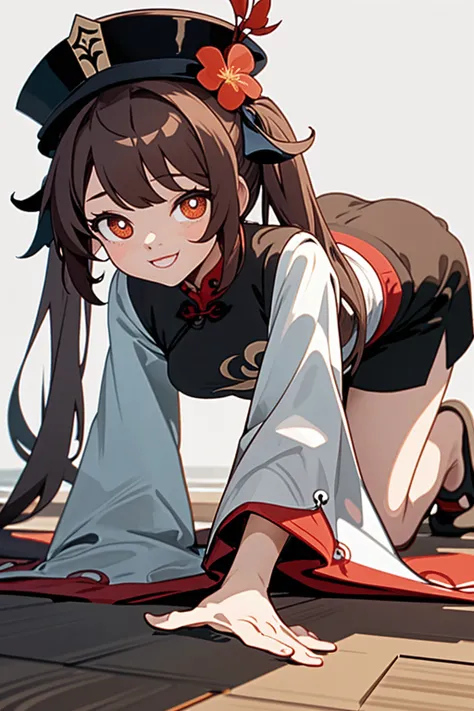 brunette color hair，short detailed hair，Ear ring，Be red in the face，Purple pupils，chineseidol，white stockings，duck sitting，inside in room，校服，seminude，Lori has big eyes