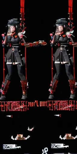 ((​masterpiece:1.4)、(top-quality:1.4)、(reallistic:1.7))、Mercenary troops from another dimension、Cute girl mercenary、Sexy Daughter、1girl in、latex shiny、Latex bodysuit、By Luis Royo、age19、Ultra Ultra Bikini、Looking Back Beauty、Outstanding style、Slender Abs、beauty legs、Beautiful ass、A detailed eye、Raw photo、red-lips、Red high heels、a choker、a necklace、耳Nipple Ring、