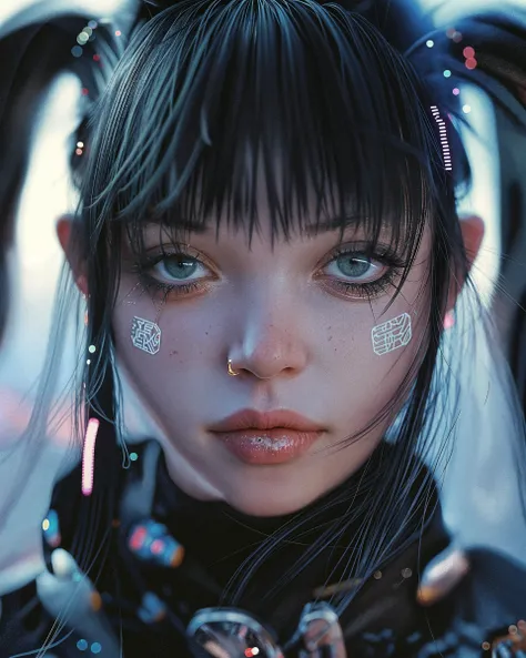 render portrait of a stunning beautiful sexy girl covered with dripping paint in the body, beautiful face, reflective, detailed dark psychedelic bedroom, wide shot, splash particles