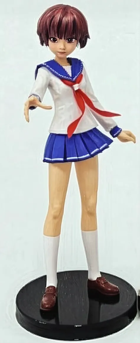 Lesbian、Sailor suit、Glasses、Pleated skirt、Hold out panties with both hands、(To pee:1.8)Panties as a gift、Disheveled Bra、Nipples、Sailor suit、Pleated skirt、Back in style(右手でNipplesを掴む:1.8)