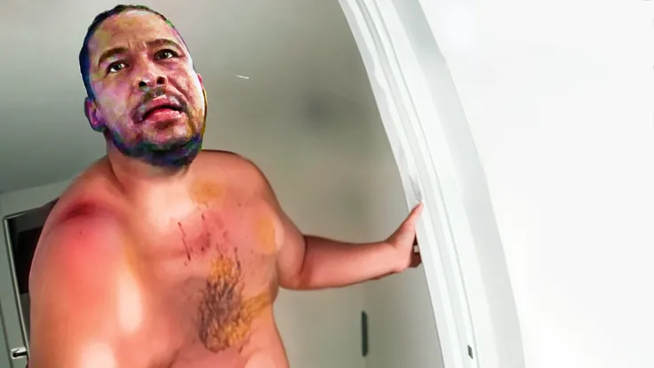 same man totally naked, athlete hairy body, extremetely detailed huge penis, bushy pubic hair, manlier, owerful pose