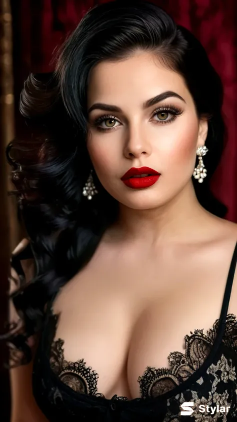 Scarlett Johansson big huge boobs as goth hottest
