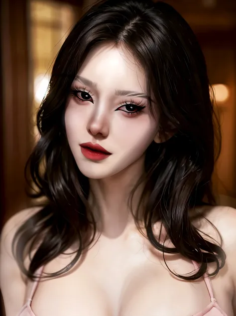 There is an Asian woman with long black hair wearing a black dress, fair and pale skin!!, with pale skin, pale gothic beauty, pale skin!, pale white skin, pale skin, pale skin de marfim, imagem de perfil, very pale skin, pale skin and dark eyes, Lalisa Manobal, very pale white skin, pale skin e bonita, fair and pale skin, sexy red lips