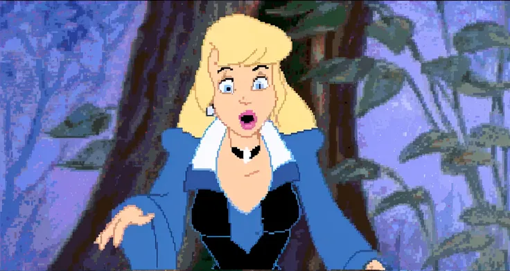Holwod, 1 chica, Solo, mirando al espectador, cabello corto, ojos azules, pelo rubio, pechos medianos, parte superior del cuerpo, construir, retro artEstilo, 1980s (Estilo) solo cara, fellatio, Chupar polla, MAMADA PENE ENORME
