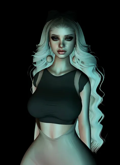 young black woman, cute face, seductive, best quality, masterpiece, golden hour, detailed textures, long ginger hair, posing, casual pose, interior, [blush], aesthetic, intricate, caustics, light rays, sunlight, (((soft lips))), (((glossy lips))), highly detailed, (semi-realistic:1.2), niloudef, orange hair