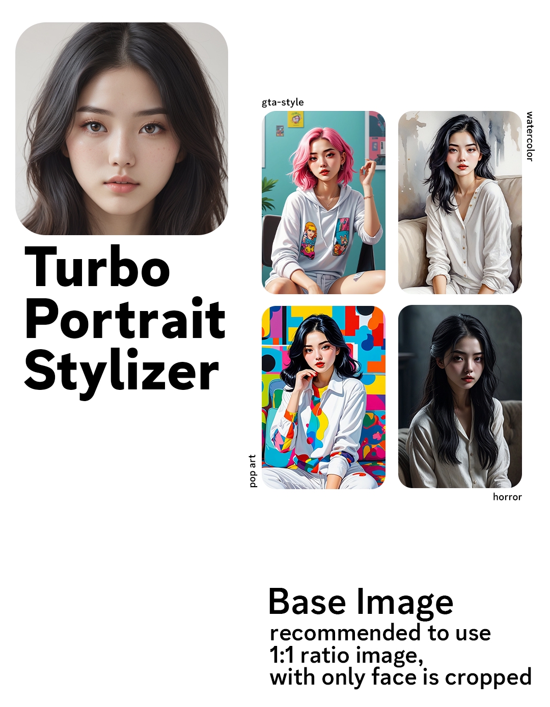 Create a portrait resemblance your face!




<br>




<br>Don't forget to Select Turbo XL Model