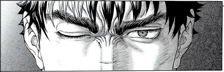 1boy, male focus, solo, close-up, very short hair, looking at viewer, color manga, manga color, color manga, color manga panel, simple background, a white background