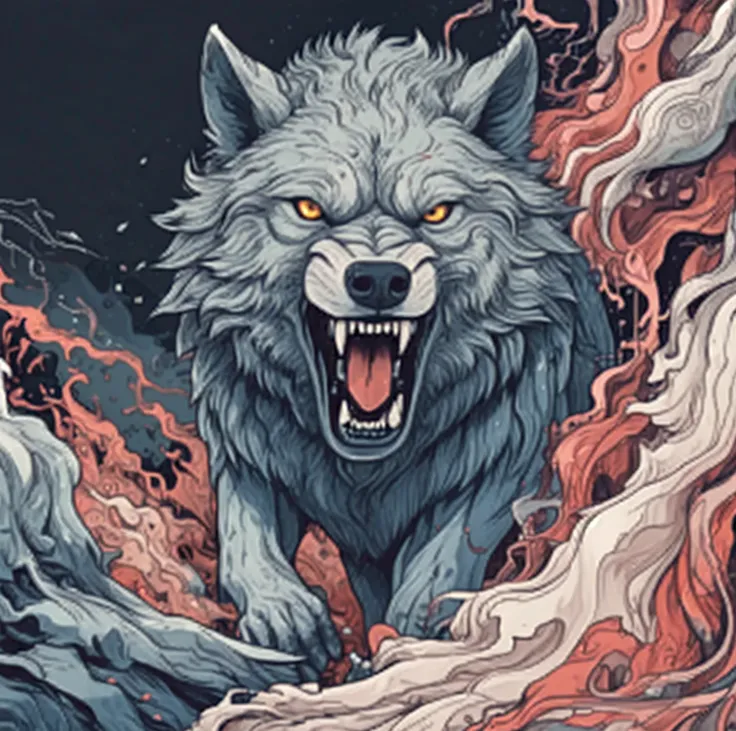 The monsters ate, I'm a hyena, so it's nothing to wait, <lora:xl_more_art-full_v1:0.4>,  <lora:MJ52:0.4>, Flickering light, <lora:Lost_In_Dreams:0.8>, <lora:EnvyFeverDreamXL01a:0.7>
