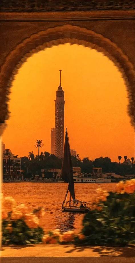 Polaroid of a landscape of a Exceptional Hyperdetailed Abu Dhabi from inside of a Westminster Abbey, at Sunset, Kawaii anime, F/5, Fujicolor, award winning, 4K, <lora:Polaroid_XL:1>