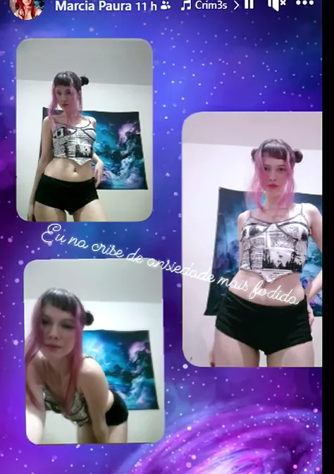 
Latin woman of approximately 24 years old, stomach 1.72 meters posing with his entire body , without bra or pantianties, witopen, She is white and has green eyes, He has turquoise hair. He is inside a gray room, posing with her vagina open towardsamera (image as if it were a photo) , while you see that he has a dildo in one hand, she is pretty and hot. She is excited and looks pleased. You can see her nipples and her tits are prett