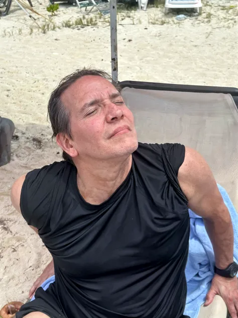 there is a man lying on a rock with his arm across his chest, 4 5 them, Biden shirtless and with tattoos, 5 5 them, leaked photo, taken at the beginning of 2020, 45 years old men, Donald Trump on the beach, myself, Harrison Ford, an artistic pose, Harrison Ford from indiana jone